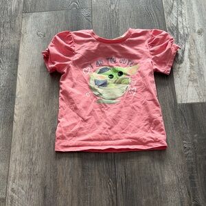 Star Wars Pink Kids Tee with Cute Graphic
